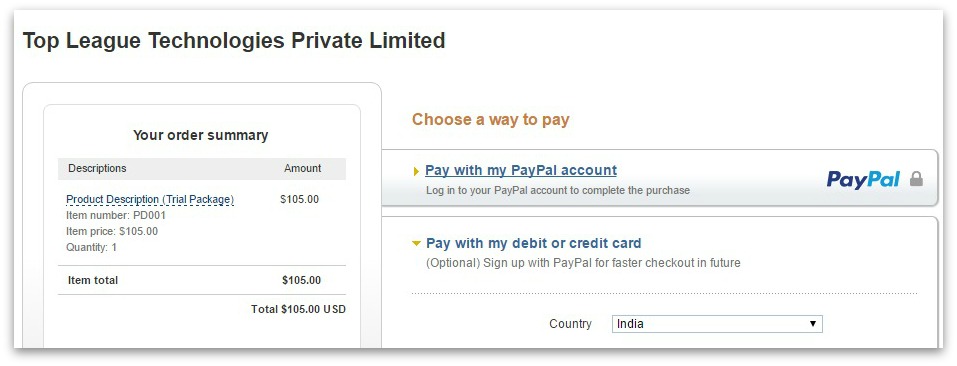 010_Pay with a debit or credit card – PayPal